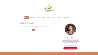 Thumbnail of recipesbyadriana.com