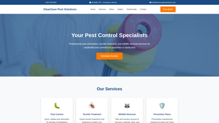 Thumbnail of clearzonepestsolutions.com