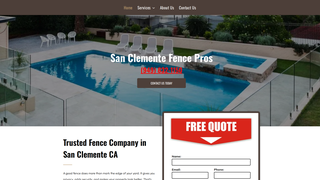 Thumbnail of sanclementefenceco.com