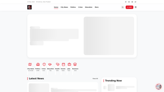 Screenshot of hathrastodaynews.com