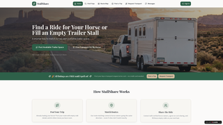 Screenshot of getstallshare.com