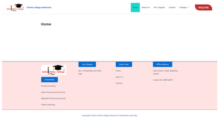 Thumbnail of onlinecollegeadmi.com
