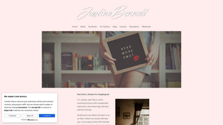 Thumbnail of justinebennettauthor.com