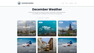 Thumbnail of decemberweather.com