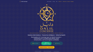 Screenshot of dalilconcierge.com
