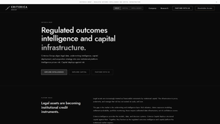 Screenshot of critericagroup.com