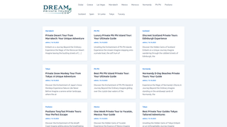 Thumbnail of dreamprivatetours.com