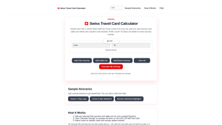Thumbnail of swisstravelcardcalculator.com