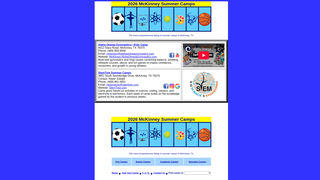 Thumbnail of mckinneysummercamps.org