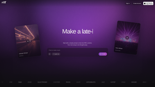 Screenshot of riffmusic.ai