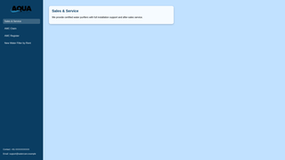 Thumbnail of theaquarocare.com