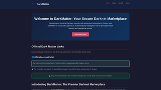 Thumbnail of darkmatter-market-link.com