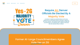 Thumbnail of majorityvotedenver.com