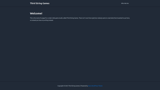 Thumbnail of thirdstringgames.com
