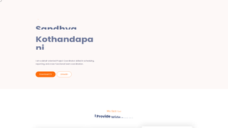 Thumbnail of sandhyaportfolio.com