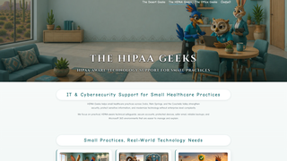 Screenshot of thehipaageeks.com