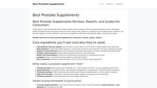 Thumbnail of thebestprostatesupplements.com