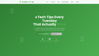 Thumbnail of twosdaytechtips.com