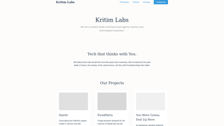 Thumbnail of kritimlabs.com