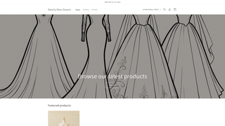 Thumbnail of nearlynewgowns.com