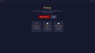 Screenshot of foraygame.com