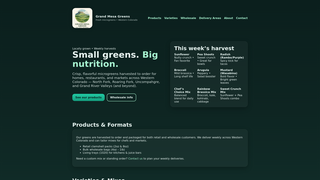 Thumbnail of grandmesagreens.com