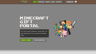 Thumbnail of minecraftgiftportal.com