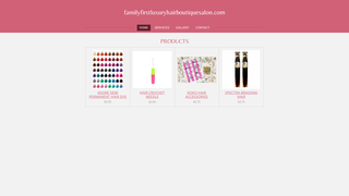 Thumbnail of familyfirstluxuryhairboutiquesalon.com