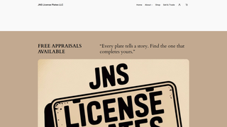 Thumbnail of jnslicenseplates.com
