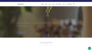 Thumbnail of glowpreneurshop.com
