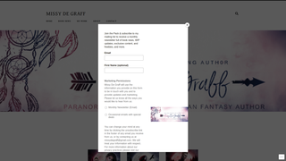 Thumbnail of authormissydegraff.com