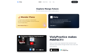Screenshot of wonderpiano.app