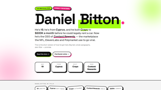 Screenshot of daniel-bitton.com