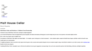 Thumbnail of malthousecellar.com
