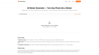 Screenshot of stickersketch.com