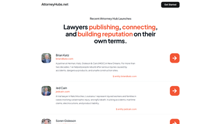 Thumbnail of attorneyhubs.net