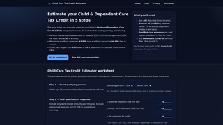 Thumbnail of childcaretaxcreditestimator.com
