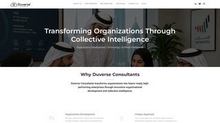 Screenshot of duverseconsultants.com