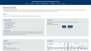 Thumbnail of columbianacountyarchives.org
