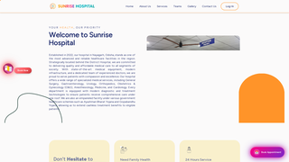 Thumbnail of sunrisehospitalnayagarh.com