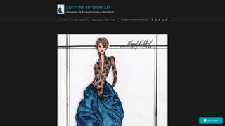 Screenshot of coutureartistry.com