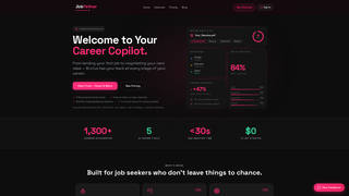 Screenshot of jobtether.com