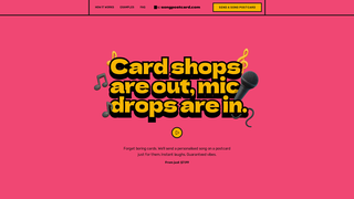 Thumbnail of songpostcard.com
