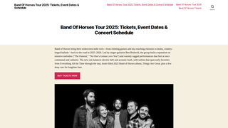 Thumbnail of bandofhorses.org