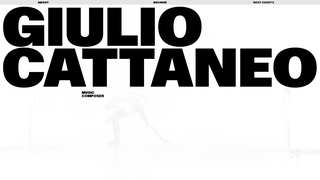 Screenshot of giuliocattaneocomposer.com