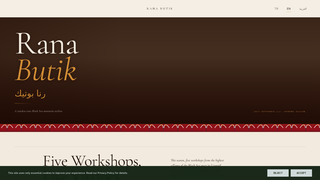 Screenshot of ranabutik.info
