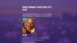 Thumbnail of unitingprabhupadasfamily.com