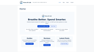 Thumbnail of homeairlab.com