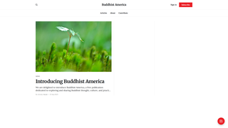 Thumbnail of buddhistamerica.com