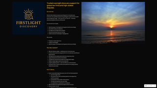 Thumbnail of firstlightdiscovery.com